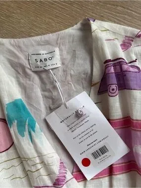 Sabo Skirt | Dresses | Sabo Skirt Nwt Micah Wrap Dress Xs Surfing Scarf ...